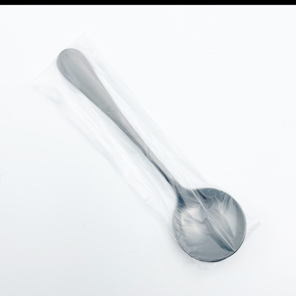 NEW Spoon - Black Stainless Steel Tablespoon